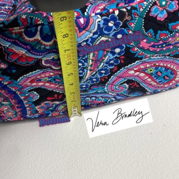 Vera Bradley Get Going Tote / Haymarket Paisley - Picture 8 of 16